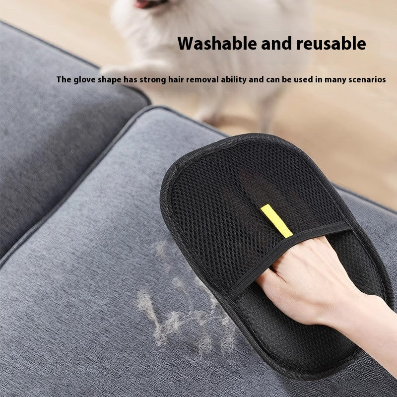 Pet Hair Remover Glove — Reusable Fur Removal Mitt for Cats & Dogs