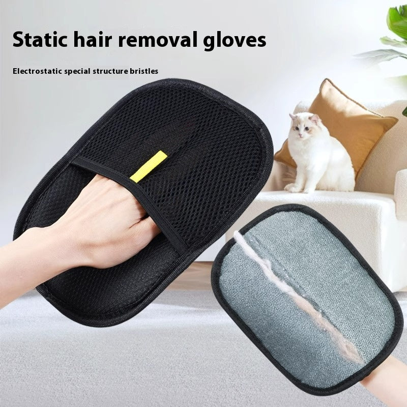 Pet Hair Remover Glove — Reusable Fur Removal Mitt for Cats & Dogs